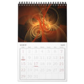 2017モダン抽象芸術 カレンダー (3月 2026)