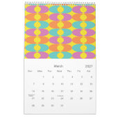 2017レトロの芸術のカレンダー カレンダー (3月 2027)
