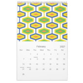 2017レトロの芸術のカレンダー カレンダー (2月 2027)