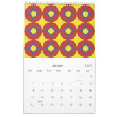 2017レトロの芸術のカレンダー カレンダー (1月 2027)