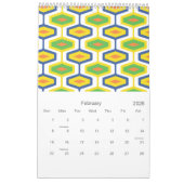 2017レトロの芸術のカレンダー カレンダー (2月 2026)