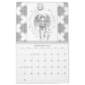 2017世界お洒落色自分の壁カレンダー カレンダー (2月 2027)