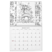 2017世界お洒落色自分の壁カレンダー カレンダー (3月 2027)