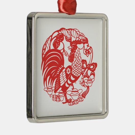 2017中国の年のオーナメント メタルオーナメント (右)