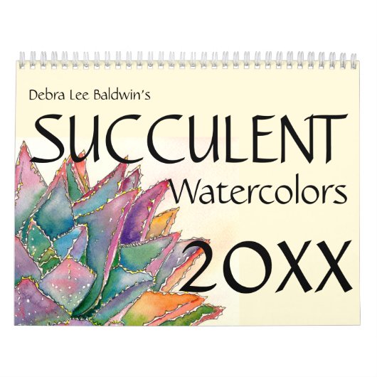 2017匹のSucculentのカレンダー カレンダー (カバー)