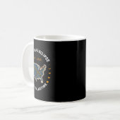 2017太陽の年のEclipse 2024の合計 コーヒーマグカップ (正面左)