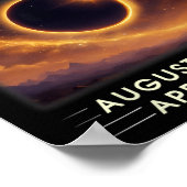 2017太陽の年のEclipse 2024の合計 ポスター (角)