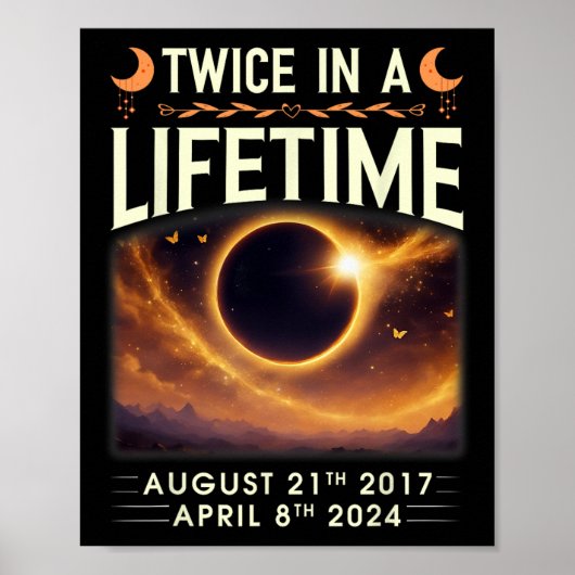 2017太陽の年のEclipse 2024の合計 ポスター (正面)