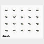 2017太陽の年のEclipse 2024の合計 ラウンドシール (シート)