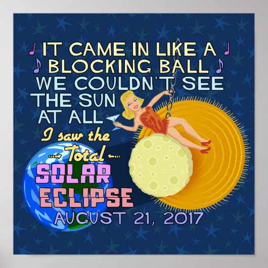 2017太陽の年ア威厳があるメリカの皆既食おもしろい21 ポスター (正面)