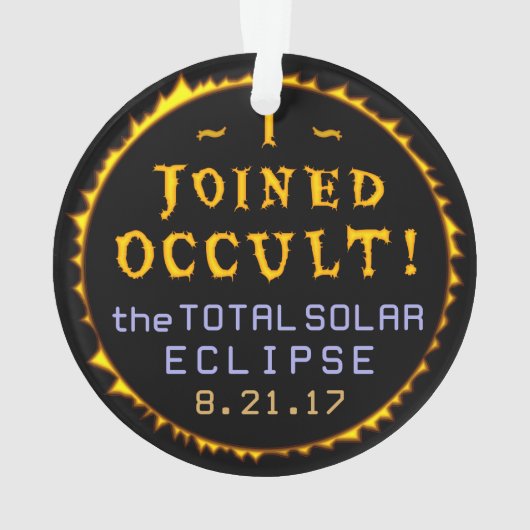 2017太陽の年威厳がある総食おもしろい21 オーナメント (裏面)