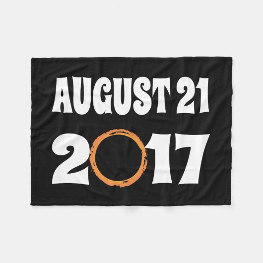 2017太陽の年威厳がある21日 フリースブランケット (正面(横))