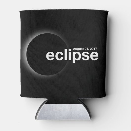 2017太陽の年皆既食 缶クーラー (正面)