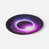 2017太陽の年米国日食 ペーパープレート (アングル)