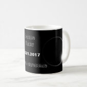 2017太陽の年Eclipse来、見た、見た素晴らし コーヒーマグカップ (正面右)