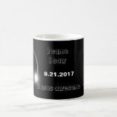 2017太陽の年Eclipse来、見た、見た素晴らし コーヒーマグカップ (中央)