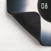 2017威厳がある年黒白太陽の皆既食 マウスパッド (コーナー)