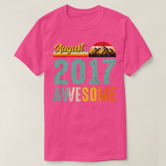 2017威厳がある誕生日ギフトシャツヴィンテージ威厳がある201 Tシャツ (デザイン正面)