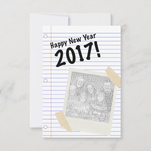 2017年あけましておめでとう 招待状 (正面)