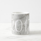 2017年おめでとう水晶の写真 コーヒーマグカップ (中央)