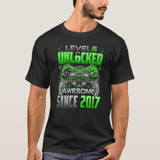 2017年からすごいレベル6解放 6歳の誕生日おめでとう G Tシャツ
