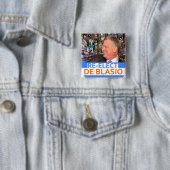 2017年にde Blasioを再選して下さい 缶バッジ (インサイチュ)