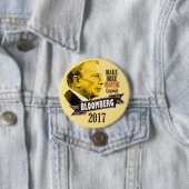 2017年にNYCの市長のためのBloombergを連れ帰って下さい 缶バッジ (インサイチュ)