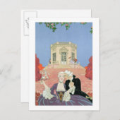 2017年のイラストレーションの宿舎 ポストカード (正面/裏面)