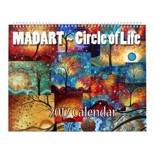 2017年のカレンダーCircle of Life from Megan Duncanson カレンダー (カバー)