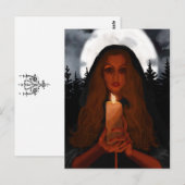 2017年のキャンドル ポストカード (正面/裏面)