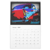 2017年のクラシックな車 カレンダー (1月 2027)