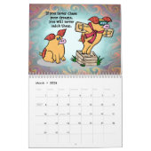 2017年のヒイラギ牛および友人のカレンダー カレンダー (3月 2026)