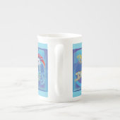 2017年のミンクのマグのHippicornの骨灰磁器 ボーンチャイナマグカップ (裏面)