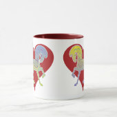 2017年のミンクのマグのRunequineのハート11oz マグカップ (中央)