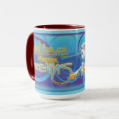 2017年のミンクのマグHippicorn 15のoz. マグカップ (正面左)