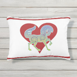 2017年のミンクの巣のRunequineのハートの屋外の枕 アウトドアクッション