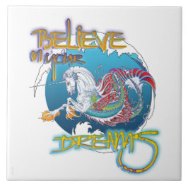 2017年のミンクの巣Hippicorn 6"タイルの単語 タイル