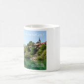 2017年のヤギの島のスキフのカレンダーのマグ-世界的に コーヒーマグカップ (中央)