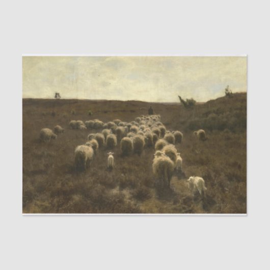 2017年のリターンオブザフロック、ラレンby Anton Mauve 薄葉紙 (正面)