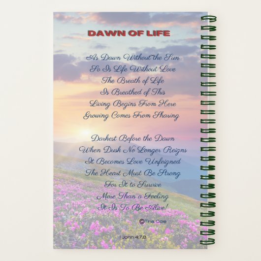 2017年の名作『詩人のノート』 ノートブック (裏面)