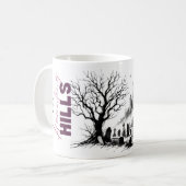 2017年の夕暮れの丘 コーヒーマグカップ (正面左)