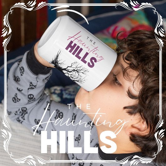 2017年の夕暮れの丘 コーヒーマグカップ