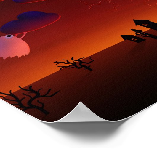 2017年の夕暮れ(ハロウィーンの夜) ポスター (角)