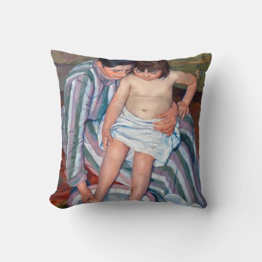 2017年の子供の入浴メアリーカッサット クッション (正面)