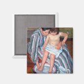 2017年の子供の入浴メアリーカッサット マグネット (正面/裏面)