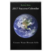 2017年の成功のカレンダー: あなたの夢の生命を作成して下さい! カレンダー (カバー)