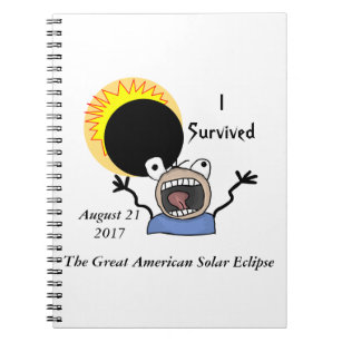 2017年の日食の存続の版 ノートブック