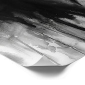 2017年の白黒魔女の抽象芸術 ポスター (角)