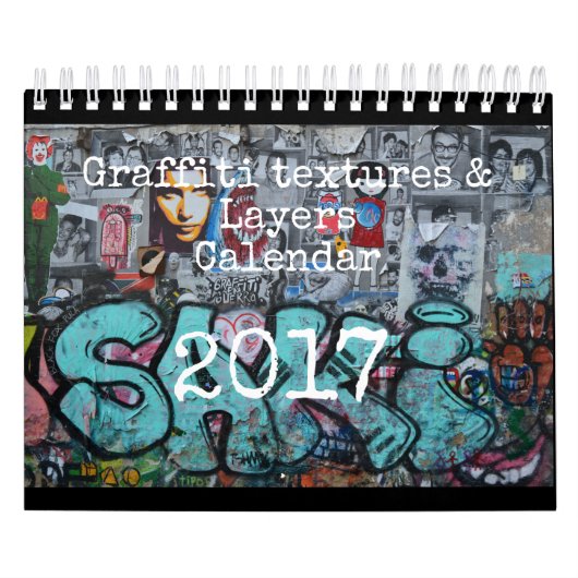 2017年の落書きのカレンダー カレンダー (カバー)