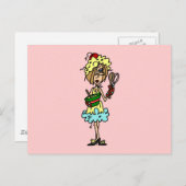 2017年の調理師Tシャツとギフト ポストカード (正面/裏面)